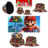 Cartoon Mario Brothers Outdoor Sunscreen Shade Hat Perfect For Spring And Fall Seasons