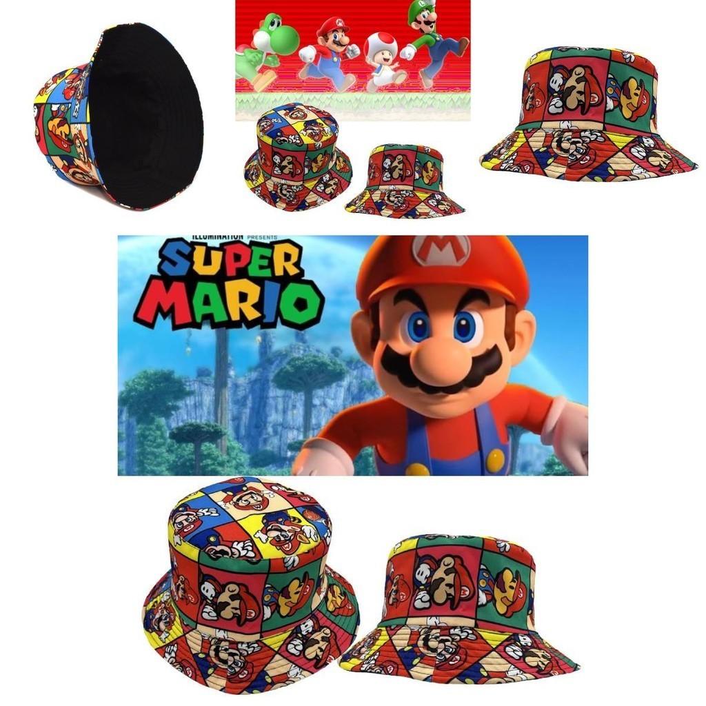 Cartoon Mario Brothers Outdoor Sunscreen Shade Hat Perfect For Spring And Fall Seasons