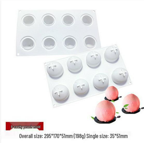 

3D Силиконовые формы для муссовых тортов с фруктами: Груша, Яблоко, Ананас, Персик, Дуриан, Малина.