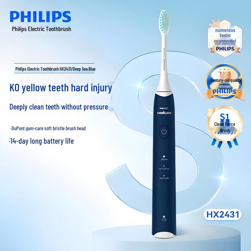 

Philips HX2431 Sonic Electric Toothbrush