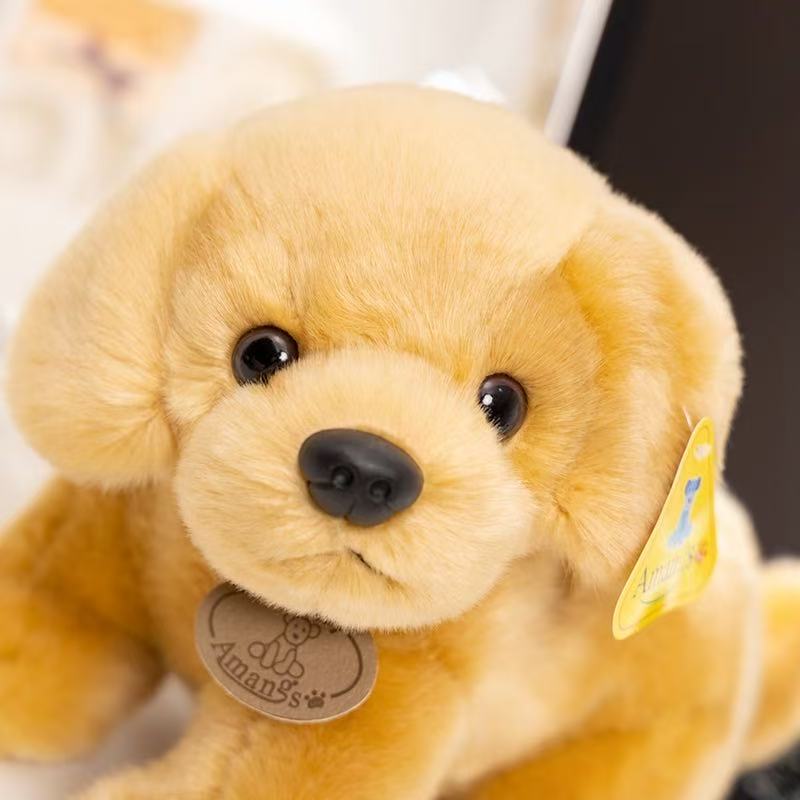 20/27cm Golden Retriever Doll Simulation Plush Toy Handmade Doll Cartoon Anime Cute Pillow Cushion Home Decoration Children's Bi