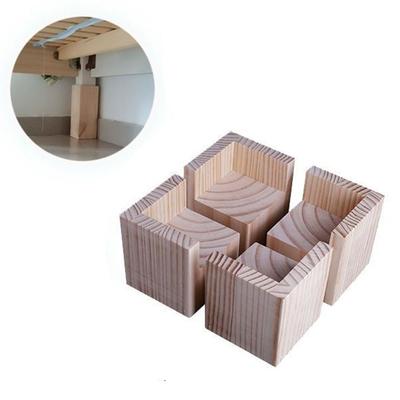 Pad pentru ridicare mobilier din lemn masiv Riser rezistent pentru pat Pad pentru ridicare pătuț Masă