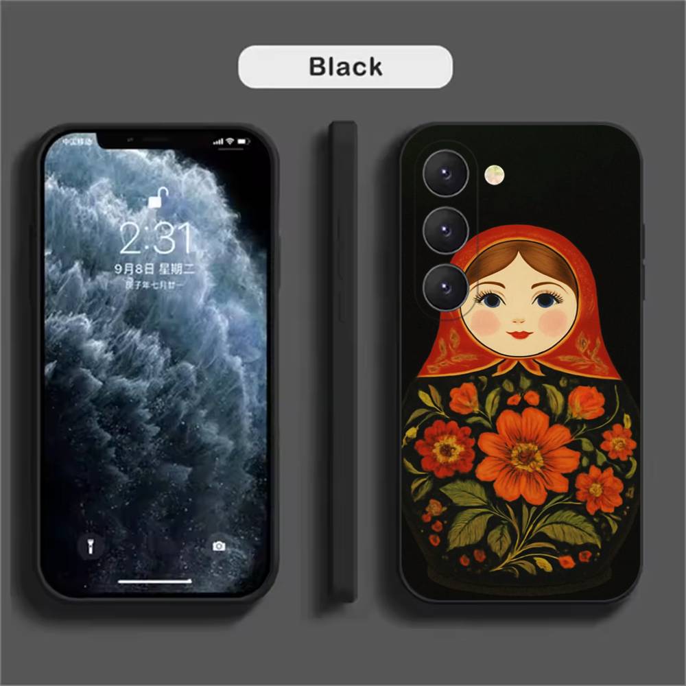 Matryoshka Art Russian  Phone Case For Samsung Galaxy A52 A42 A32 A22 A12 A02S A72 A73 A51 A41 A31 A21S A71 A40 A30S A20S