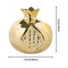 Pomegranate Statue Decorative Figurine Art Crafts Fruit Sculpture Tabletop Ornament for Bedroom