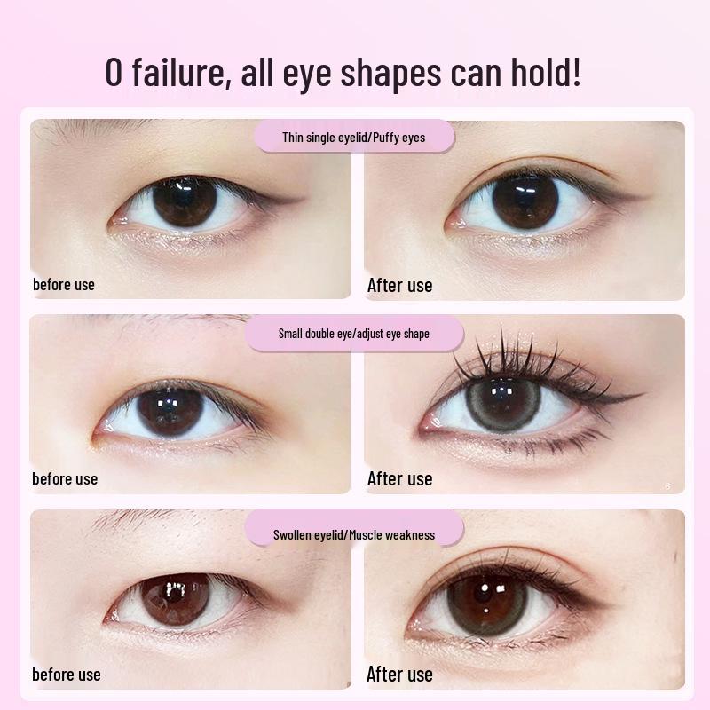 Natural Mesh Double Eyelid Tape - Invisible, Self-Adhesive Roll for Beautiful Eyes