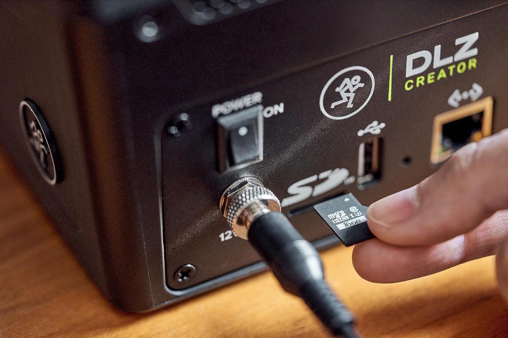 MACKIE DLZ a digital mixer for distribution that allows anyone to make optimal settings Creator,