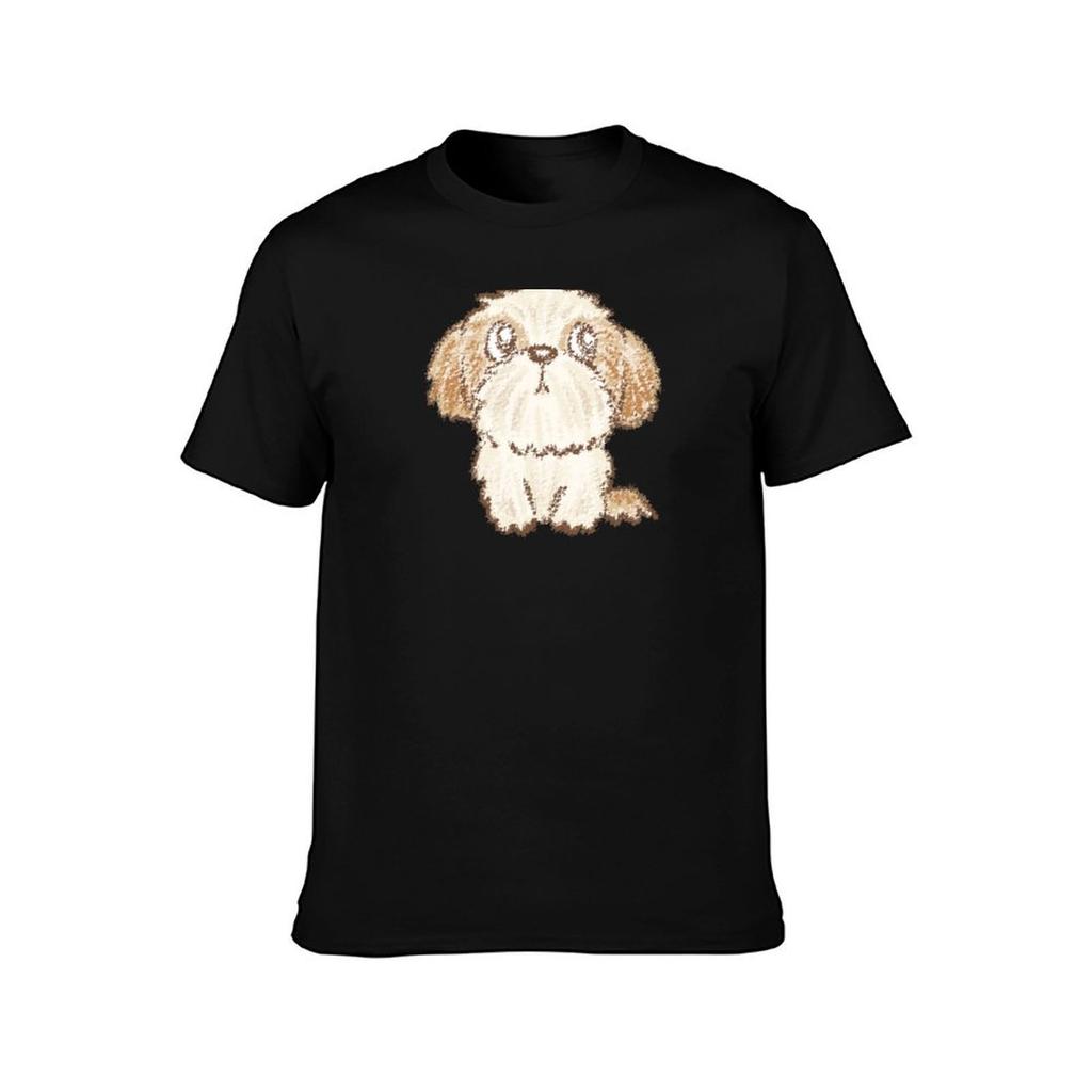 Shih Tzu puppy TShirt Thanksgiving Casual Tee