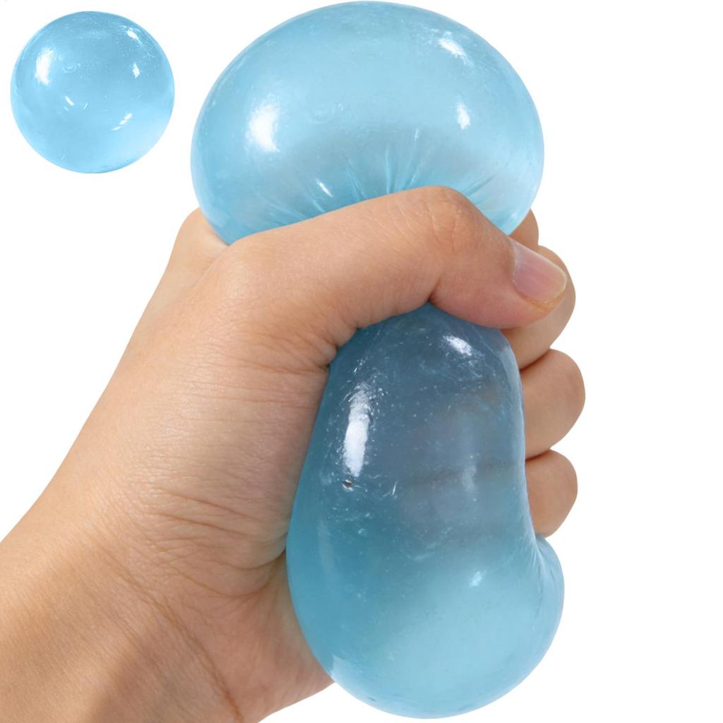 Squeeze Stress Ball Calming Sensory Fidget Toy Slow Rebound Stress Relief Ball Transparency Coconut Oil Maltose Squeeze Toys