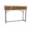 DKD Home Decor-DKD Home Decor Metal Wood Console (110x32x85cm)