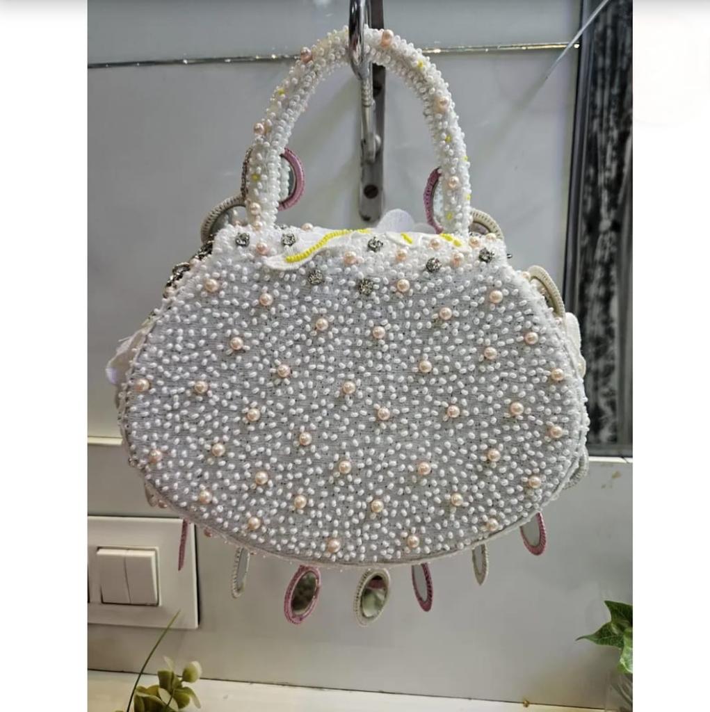 Bride Purse & Handbag – Designer Partywear Ladies Purse – Wedding Clutch - Luxury Bridal Gift - Bridesmaid Bag - Gift for Her