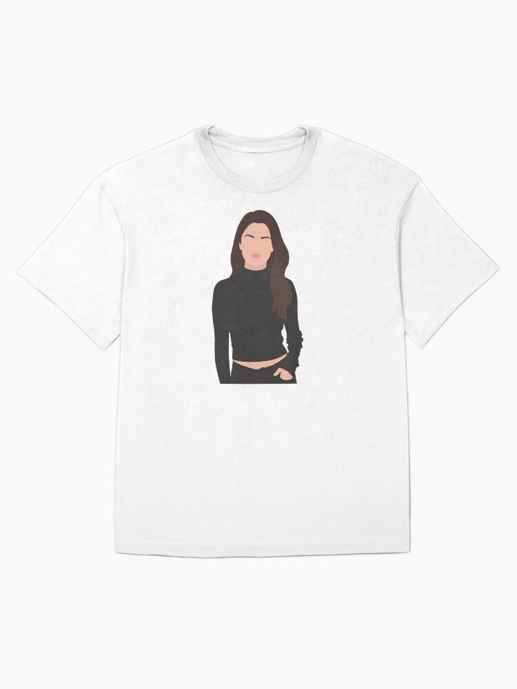 Selena Gomez Lineless Illustration Oversized T-Shirt