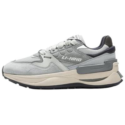 Li Ning 001 Original Comfortable Versatile Shock Absorbing Durable Low Top Casual Shoes Women Sneaker Gray AGCV010-2