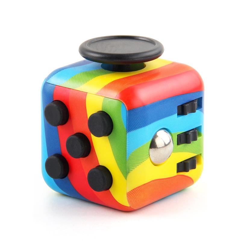 Fidget Cube Antistress Toys Hand Pinching Venting Anti Anxiety Games Kids Gift 6Sided Playable Decompression Finger Tip Dice