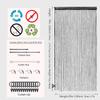 4pcs String Curtains for Doorways Glitter Beaded Curtains Door Sparkle Beads Curtain Open Closet Laundry Hanging Glisten Beads Window Girls