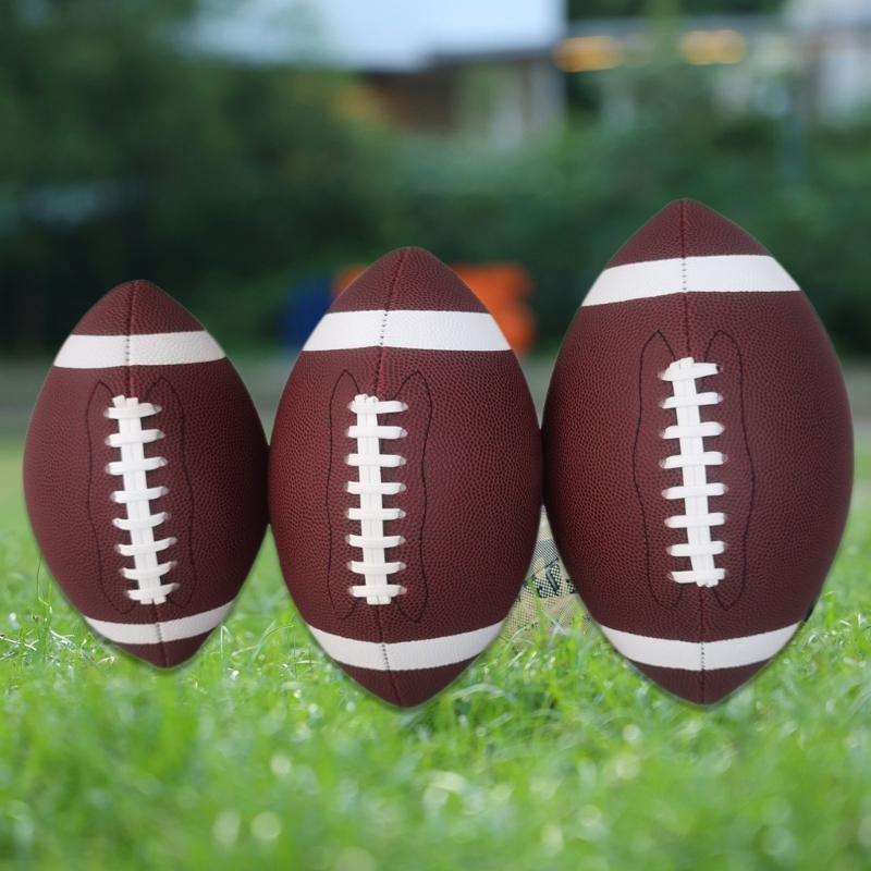 Retro Ball Training Ball American Football Fußball Wettkampfball Aufblasbare Fußbälle für Drinnen und Draußen