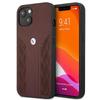 Bmw Case Bmhcp13Mrsppr Iphone 13 / 14 / 15 6.1 Red/Red Hardcase Leather Curve Perforate