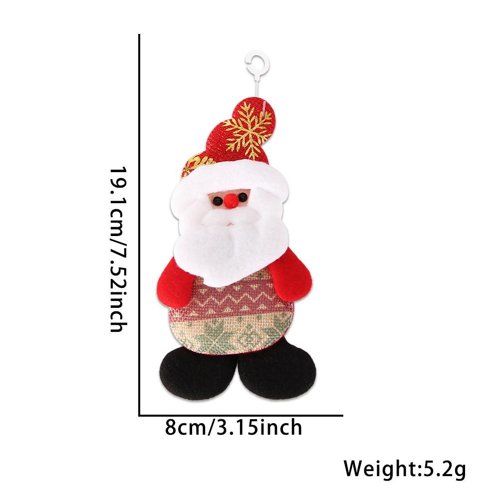 Charming Plush Christmas Decorations For Trees With Snowman Reindeer And Bear Design