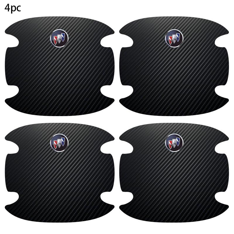 

4pc Carbon Fiber Car Door Bowl Protection Sticker Door Handle Protection Film For Buick Envision Excelle GT Regal royaum GL8 GL6