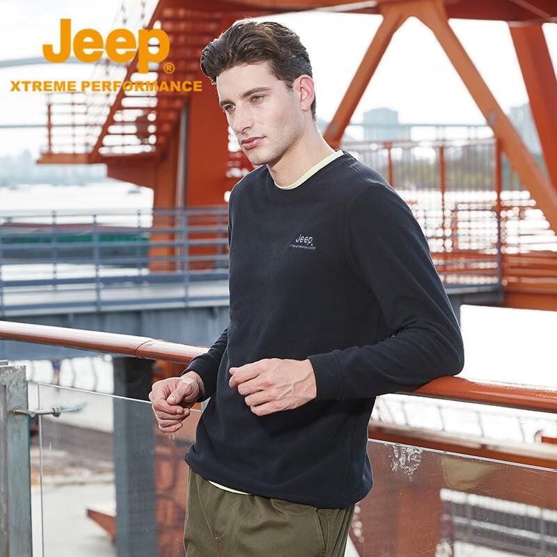 JEEP Men's Outdoor Fleece Pullover