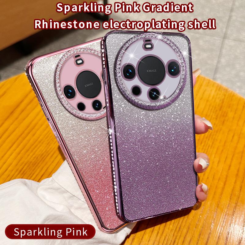 Applicable Tecno Spark Go 2024 Glitter Rhinestone Protective Case for Smart9 Hot40i Phone