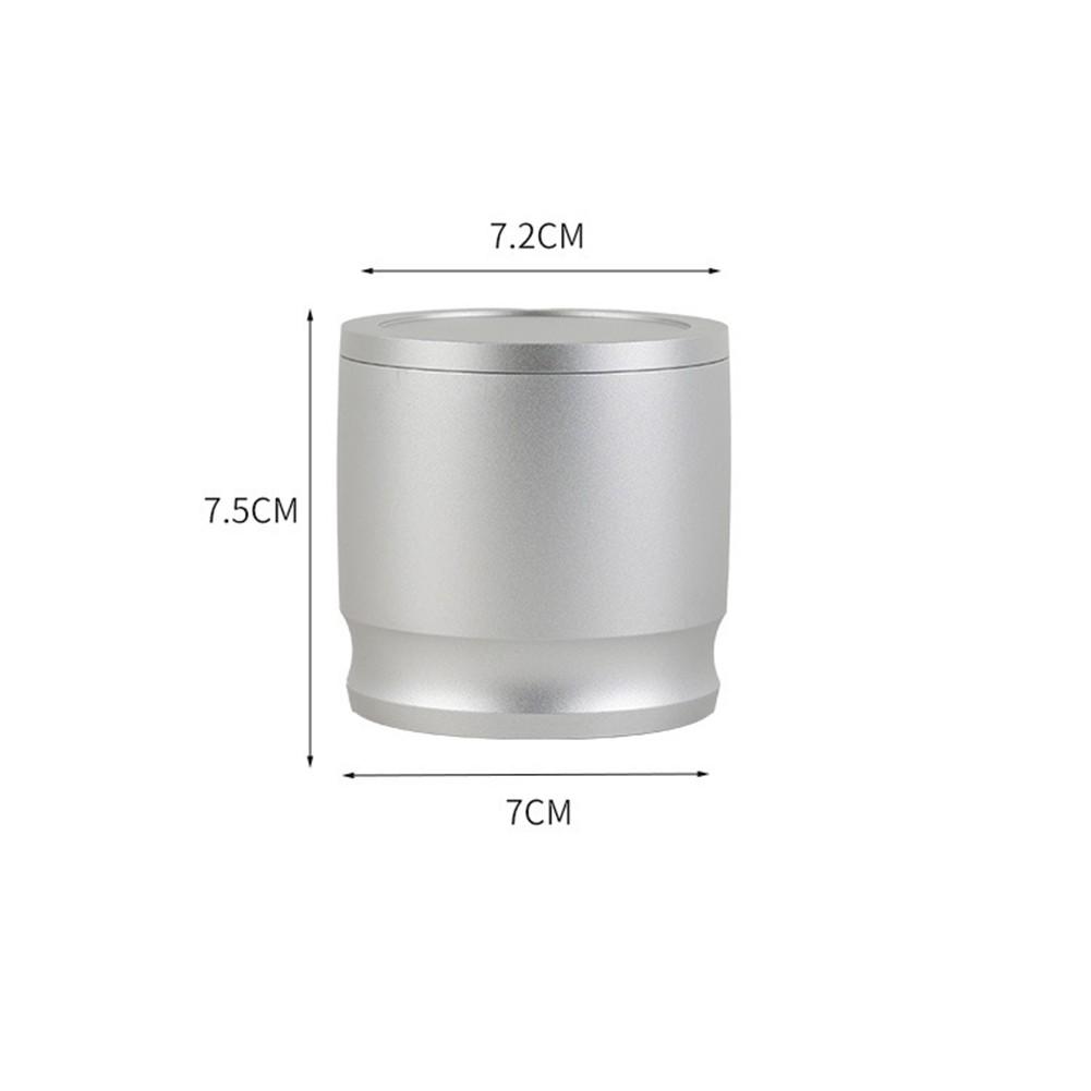 

Дозирующие кольца Пресс с крышкой 58 мм алюминиевый сплав держатель фильтра для кофе дозировочная чашка серый