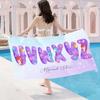 Purple Little Mermaid Children'S Bath Towel Pink Beach Towel Seaside Swimming Quick Drying Bath Towel Absorbent Portable