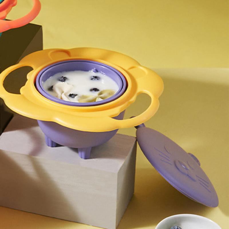 Spill Free Baby Bowl Anti Tipping Non Scald Drop