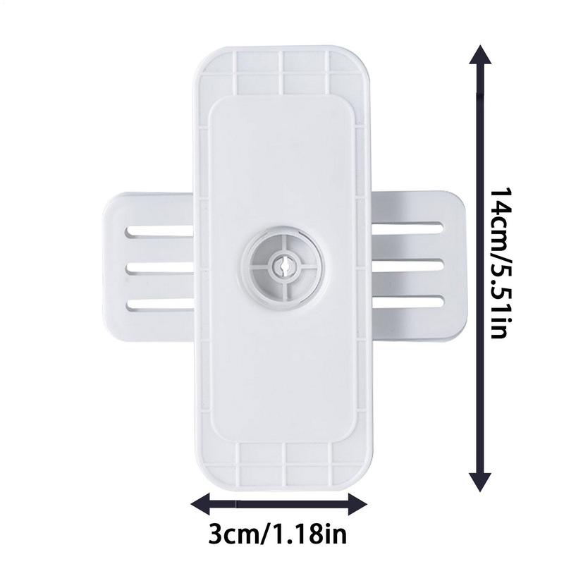 Desktop Socket Fixer Non-slip Router Fixing Holder Multifunctional Cable Management Rotating Mounting Bracket For Wooden Metal