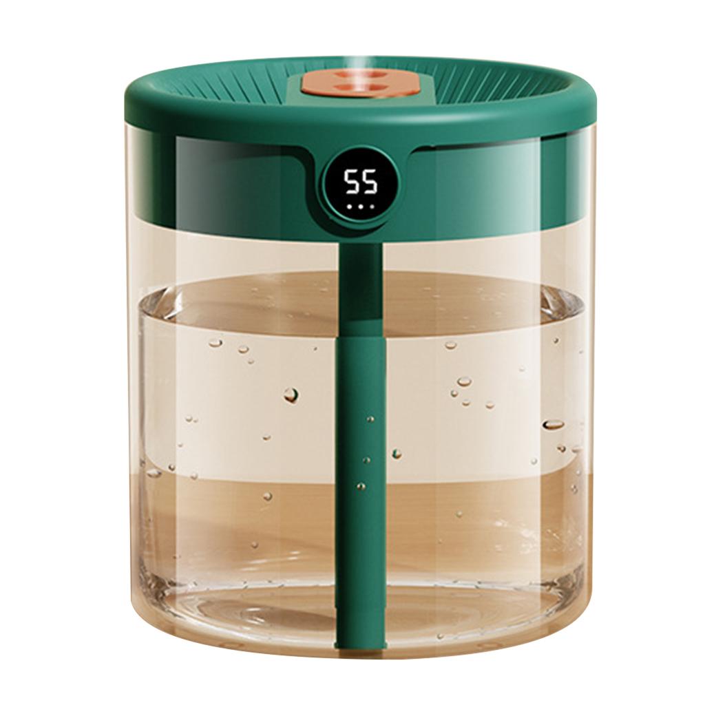 2L Double Nozzle Air Humidifier USB Double Jet Humidifier with LCD Humidity Display Large Capacity Aroma Oil Diffuser