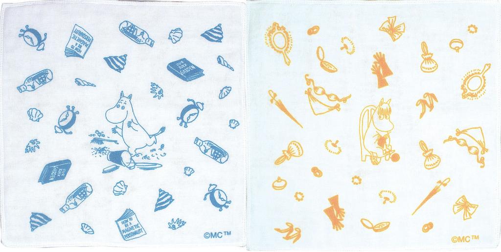 World Create Moomin Fluffy Moomin Set of 51357 Dishcloths, & Snorkmaiden, 2,