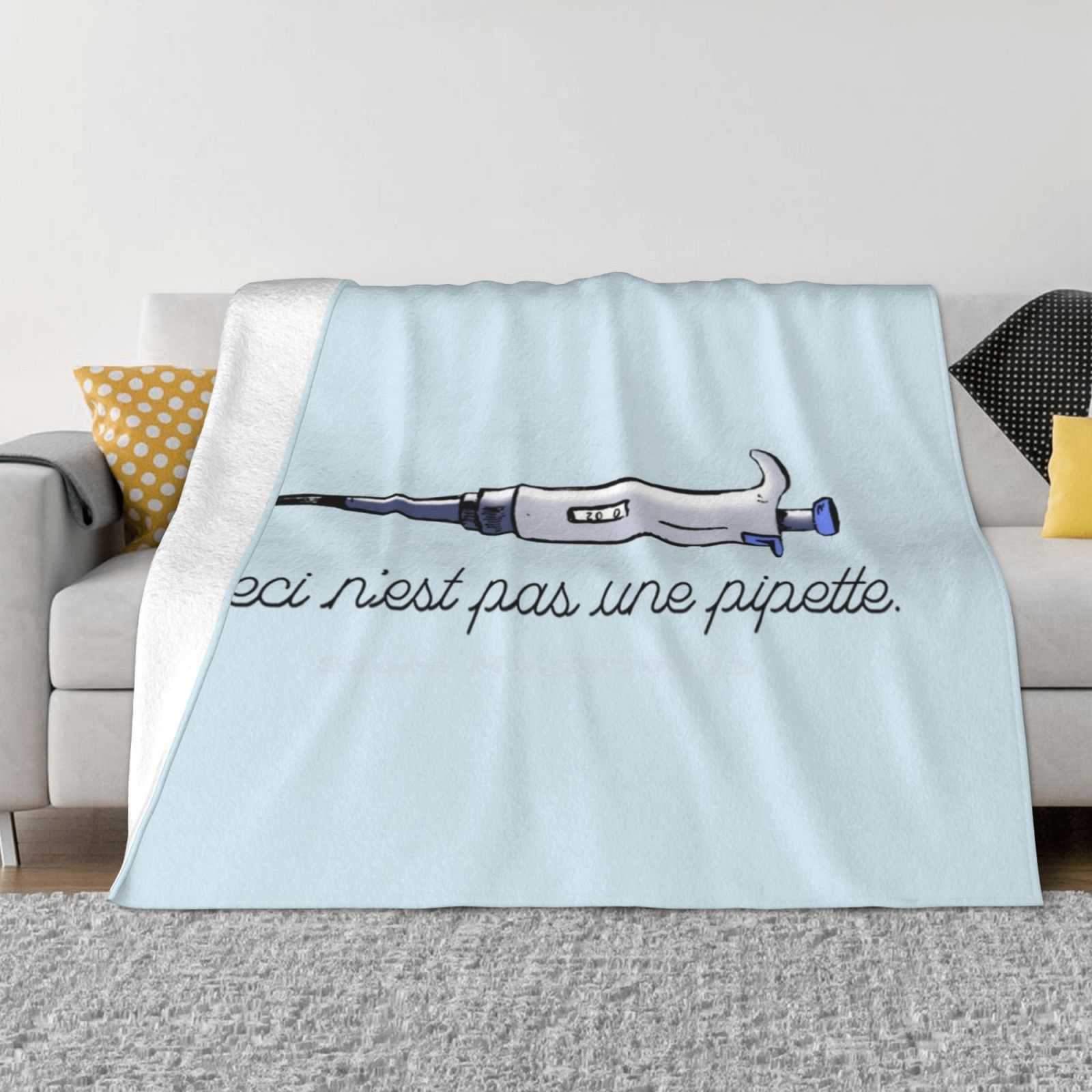 Это Не Пипетка Модный Мягкий Теплый Фланелевый Плед Микробиология ДНК Стволовые Клетки Молекулярная Биология Ученый Генетика ПЦР 30x40in