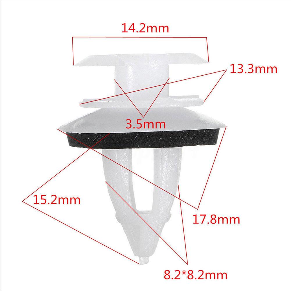 10 Push-Type Retainer Bumper Clip Fastener 51-41-1-973-500 for BMW E34 E39 E46