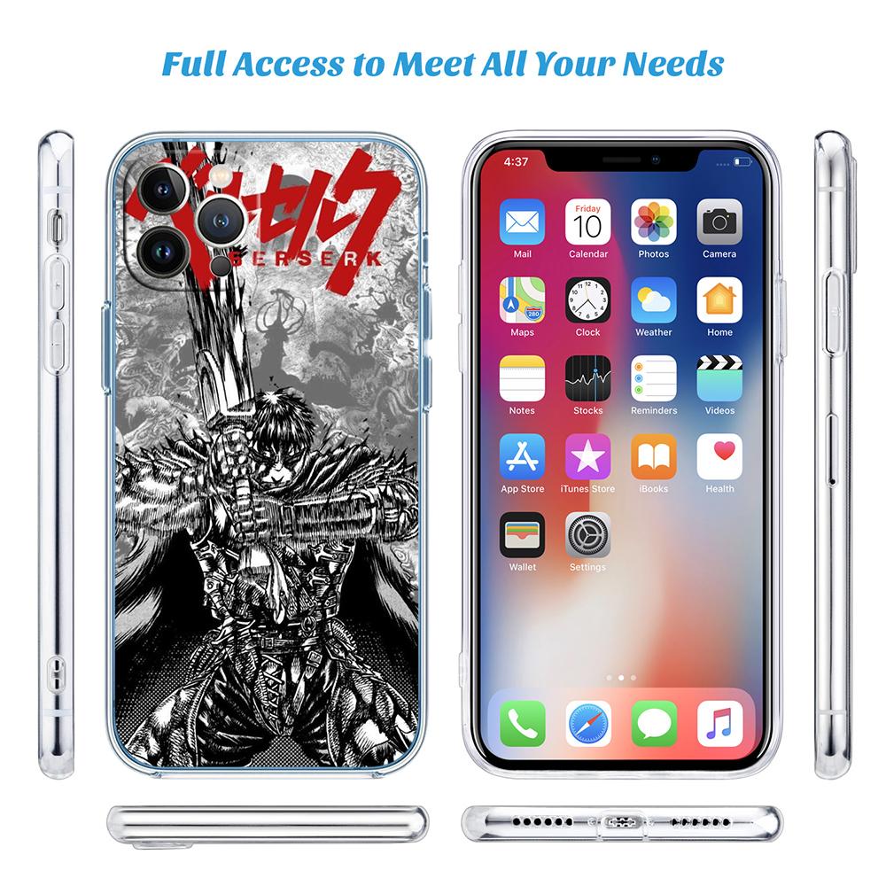 CJ9 Anime Berserk Guts Phone Case for Motorola Moto G10 G20 G30 G31 G32 G34 G35 G41 G42 G50 G51 G52 G55 G60 G60S G62 G71 G72 G75