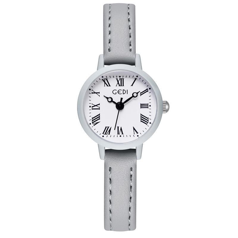 Retro Simple Women'S Watch, Small And Exquisite High-Value Quartz Watch, Girl Middle School Student Belt Watch
