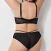 Thin Plus Size Fat  Women's Underwear Big Chest Small Set Bra Breast with Full Cup Bra