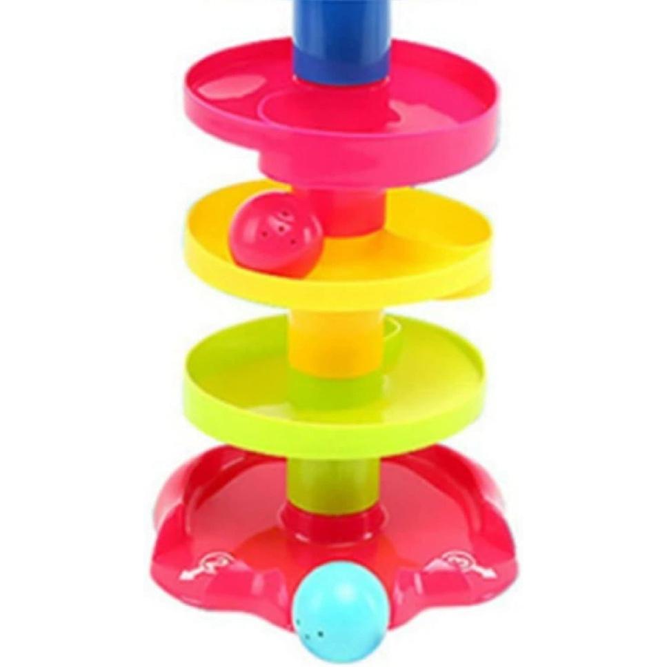 

Игрушка-шаропад, башня с вращающимися шариками, 5-ярусная башня для сбрасывания шариков, развивающая игрушка для малышей для раннего развития