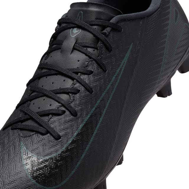 Nike Mercurial Vapor 16 Academy Hard Ground Soccer Japan shoe Men's Low-Top Cleats, Black/Black/Deep Jungle, FQ8431, (Japanese size, adult, numerical,