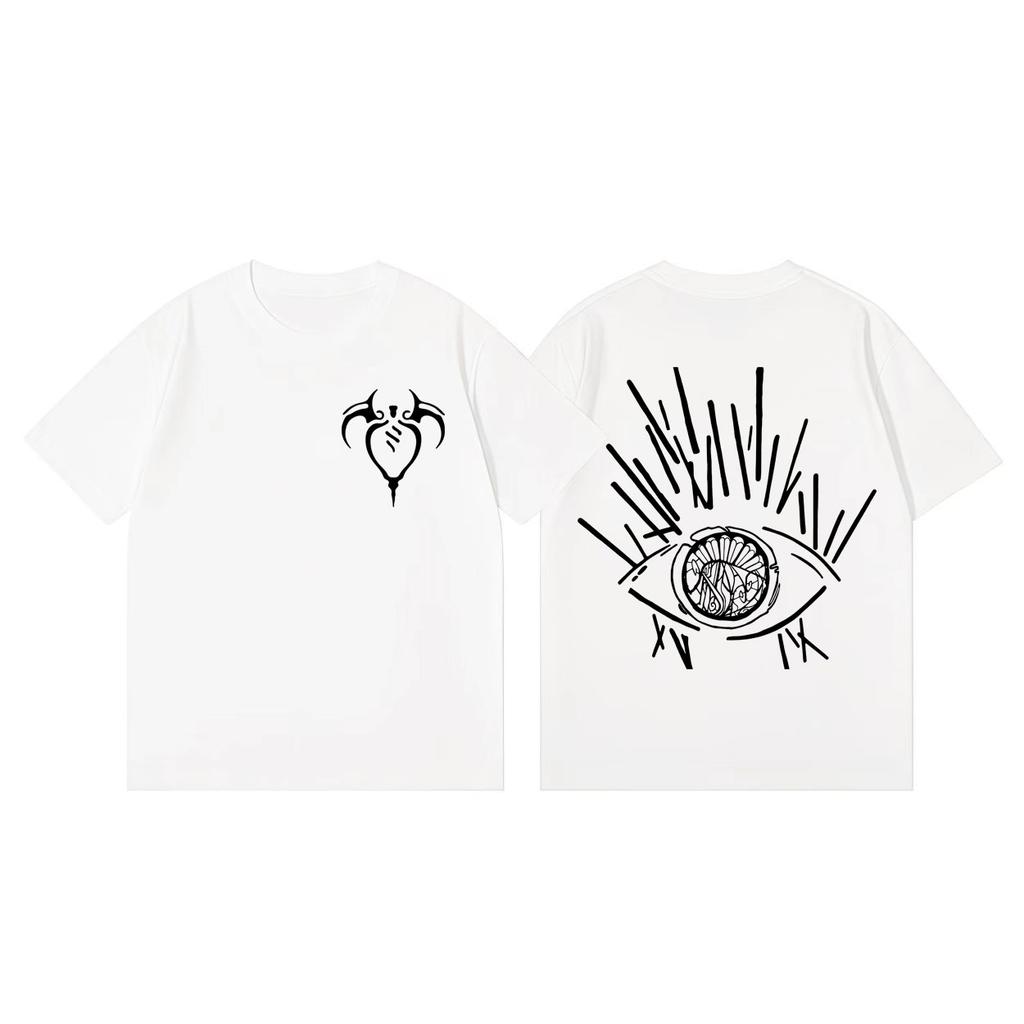 Arcane Game Merch Tshirts High Quality Fashion Short Sleeve Tshirt Men Women Clothing Casual Oversized T Shirts Streetwear