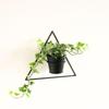 Kawabata Trading Wall Decor, Wall-Mounted Planter, Size 3 Pot, Iron, Modern, Stylish, Black, Entryway, Living Room, Interior Decor, Flower Pot