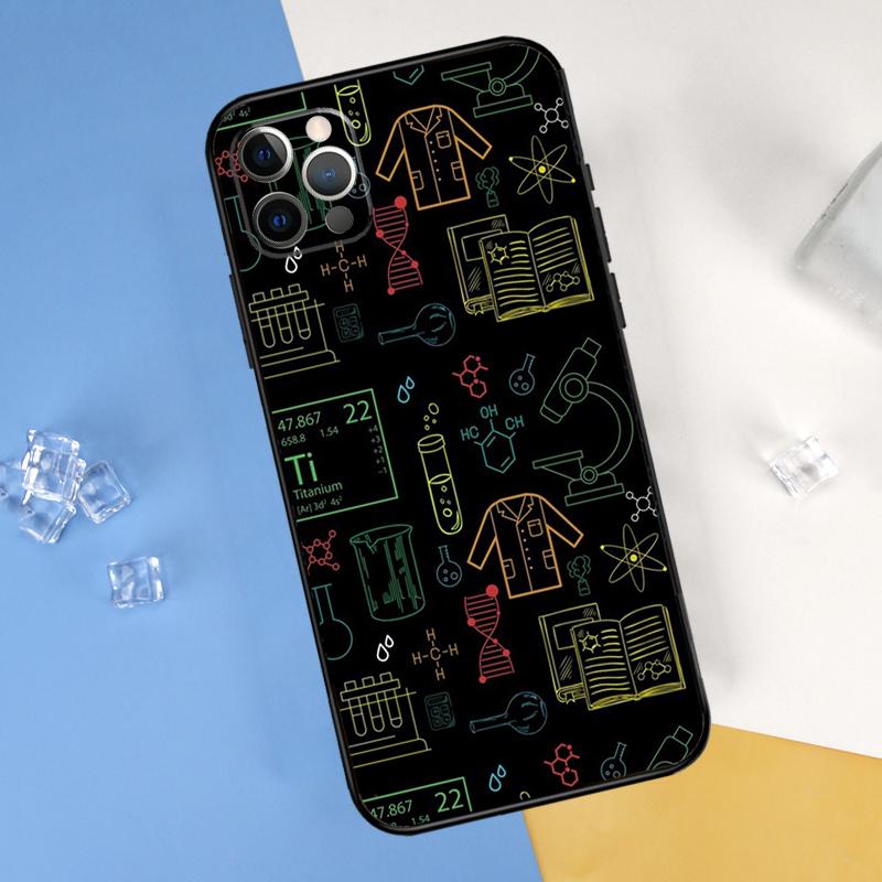 Chemie-Labor Handyhülle Für iPhone 16 Pro Max 16e 12 13 Mini 11 14 15 Pro Max XR 15 16 Plus Hülle Schale