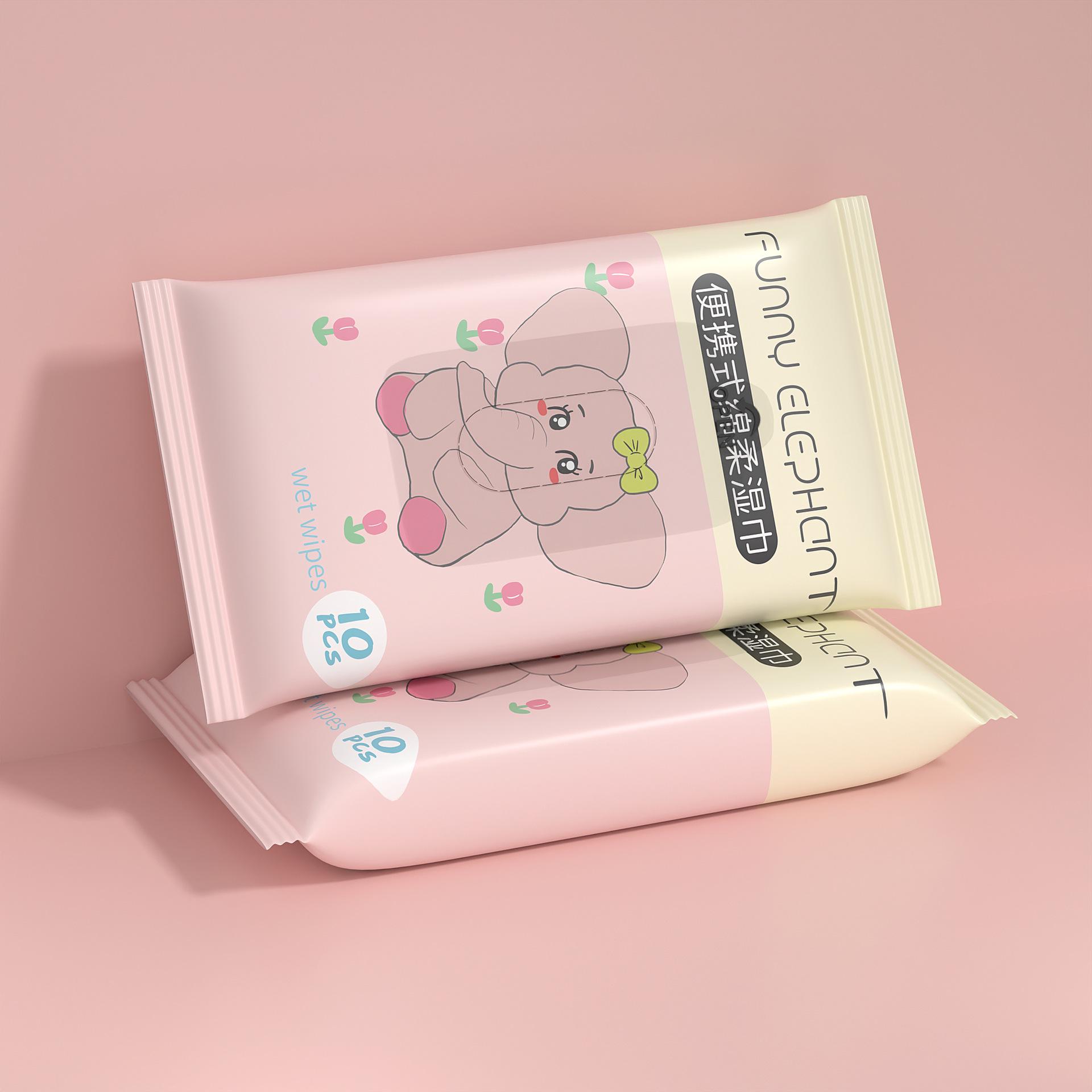 

Велика упаковка дитячих серветок для новонароджених - для рук та рота, портативні дитячі вологі серветки