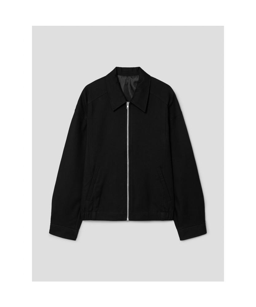 8Seconds Cotton Double-Weave Drizzler Jacket Black