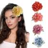 Hairpin Realistic Flowers Decor Secure Grip Lightweight Hair Clip Side Bang Hair Pin Vacation Style Hair