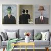 The Son of Man By Rene Magritte Paintings On the Wall Canvas Pictures For Living Room Art Prints and Posters Decoration