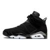 Air Jordan 6 Retro Chrome Men Sneakers Black Metallic-Silver DX2836-001