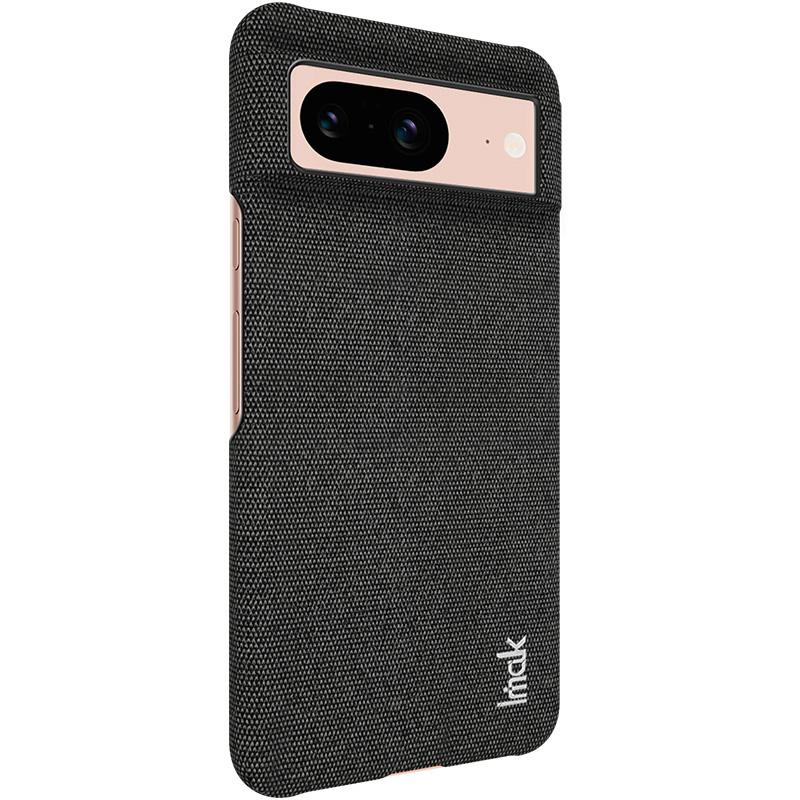 IMAK Ruiyi Series for Google Pixel 8 Case Cloth Texture Bump Proof PU Leather+PC Cell Phone Cover