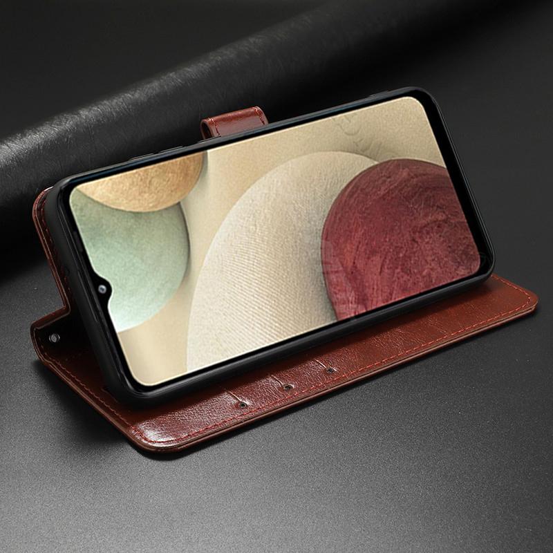 Samsung Galaxy A12 A32 A42 5G Kılıfı Lüks Darbeye Dayanıklı Deri Kapaklı Kılıf Samsung A21S A51 A71 A01 Core A11 A31 A41 A 51 71 5G Telefon Kılıfları İçin