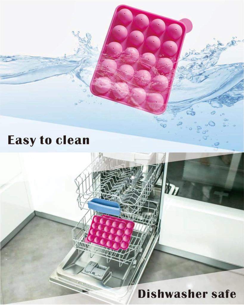 20 Cavity Silicone Cake Pop Mold Kits with 20pcs Cake Pop Sticks Great for Cake Pop Maker Lollipop Mold Cake Pop and Chocolate