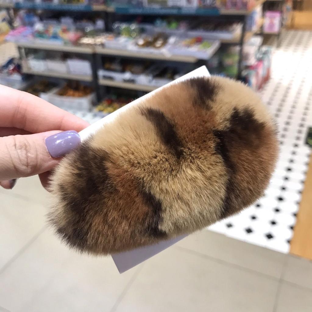 Real Rabbit Fur, Fur, Headband, Hat, Women's Autumn and Winter Forehead To Keep Warm, Going Out, Headgear, Headgear, Women's Hair Band, Plush Headband
