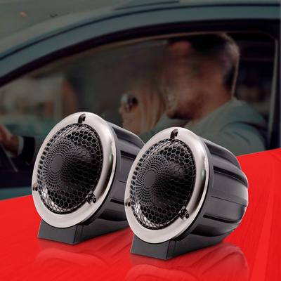 2 Stücke Auto Hochtöner Lautsprecher 150W 4Ohm Audio Seidenfolie Hochtöner Lautsprecher 80Hz ~ 22000Hz 25mm Schwingspule Auto Audio Zubehör